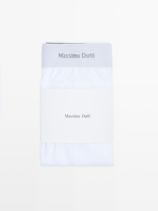 Boxers with logo waistband