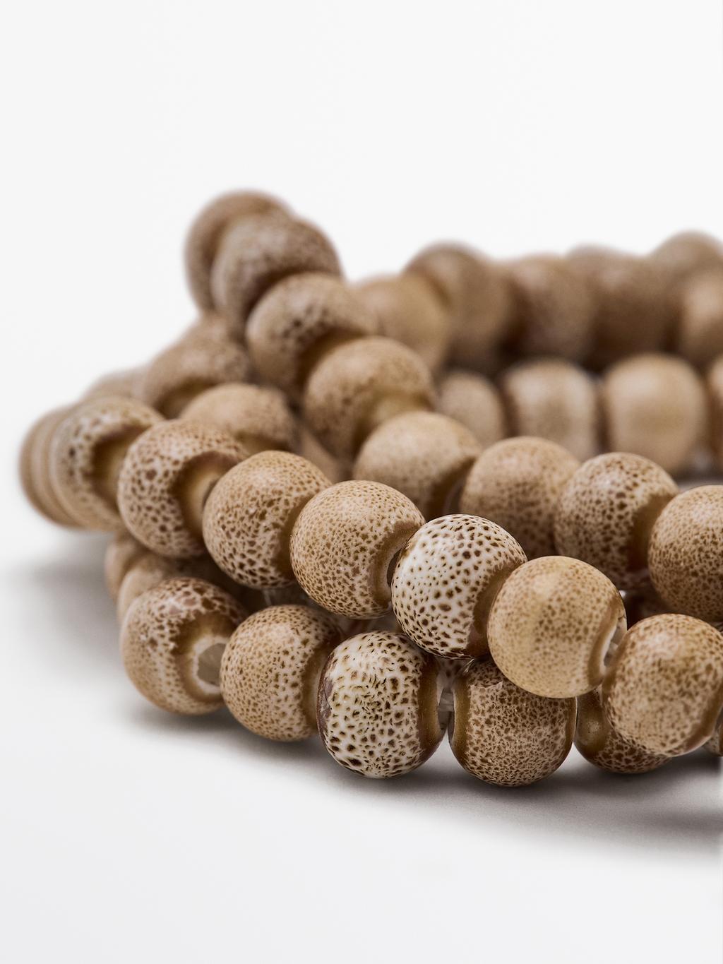 Ceramic bead necklace