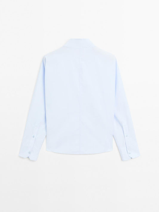 100% cotton poplin shirt