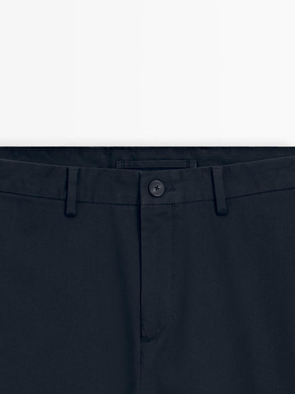 100% cotton slim fit trousers