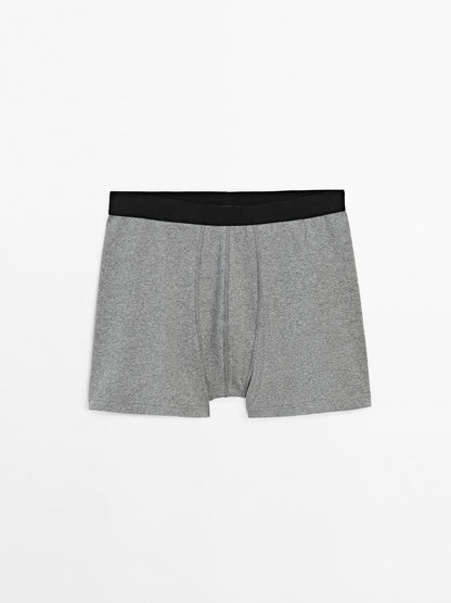 Boxers with black waistband