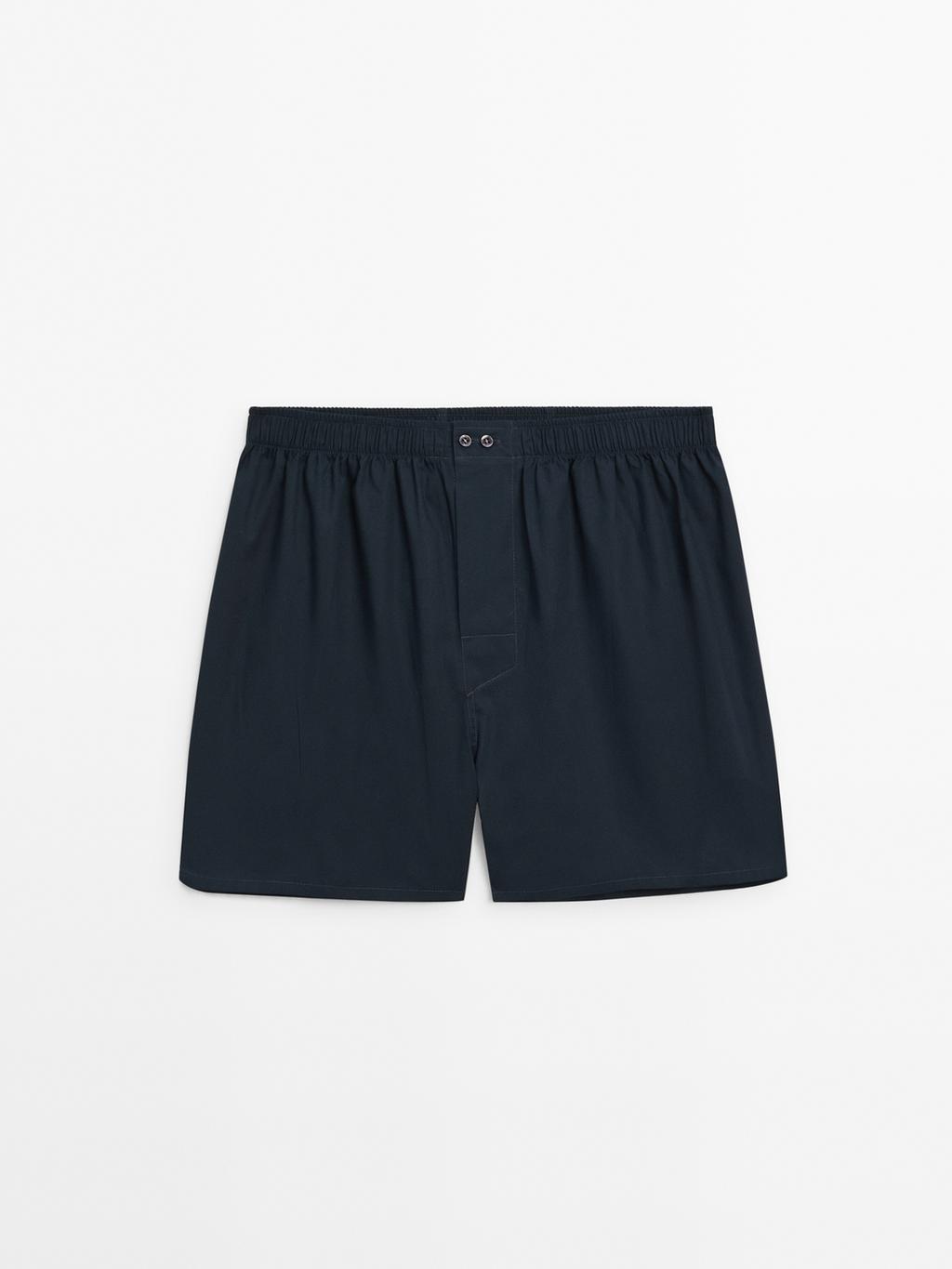 100% cotton poplin boxers