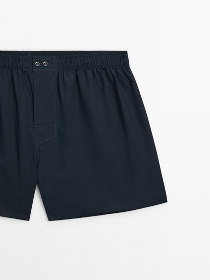 100% cotton poplin boxers