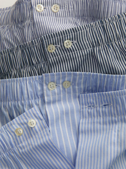 100% cotton striped boxers