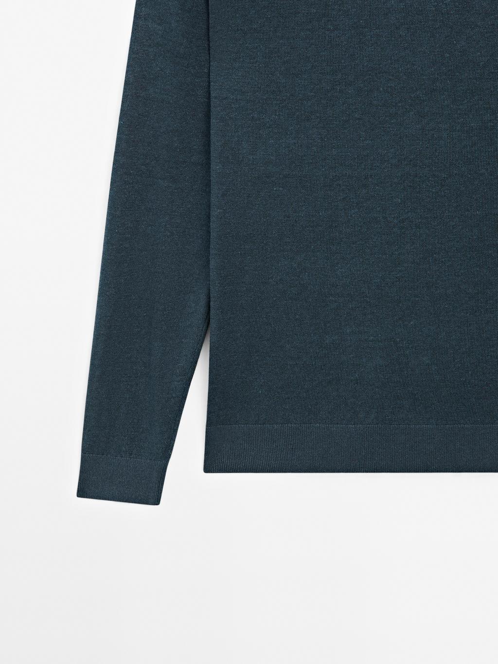 100% linen knit sweater
