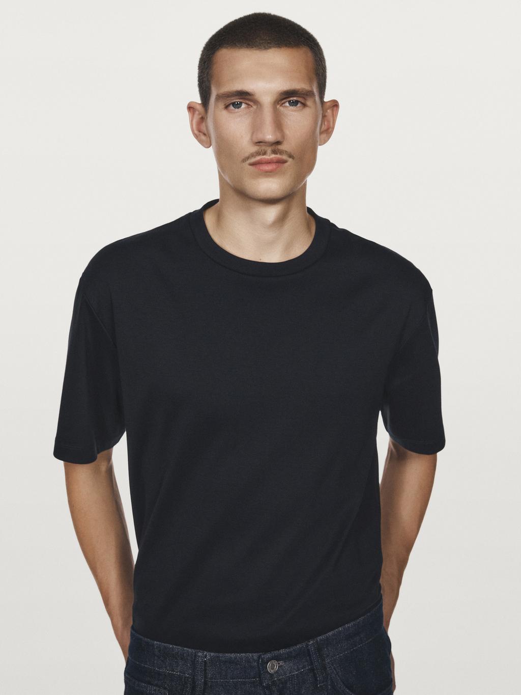 100% mercerised cotton T-shirt