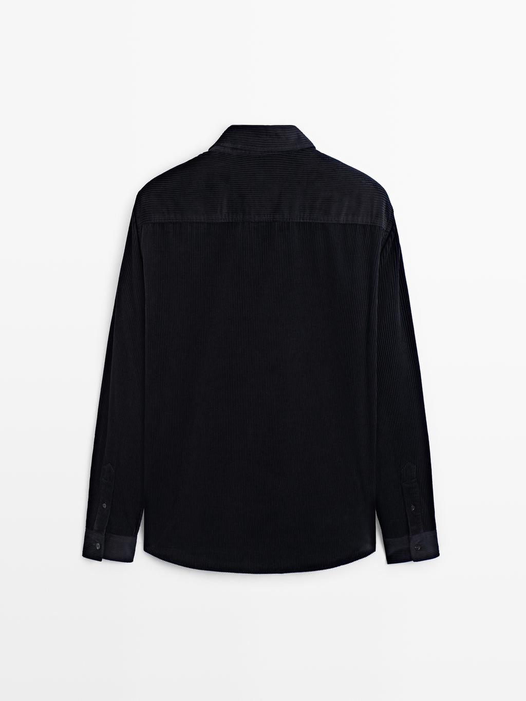 Regular fit corduroy overshirt