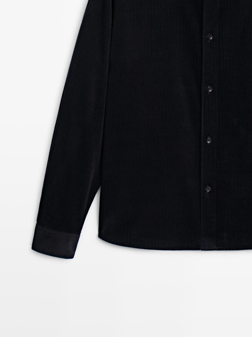 Regular fit corduroy overshirt