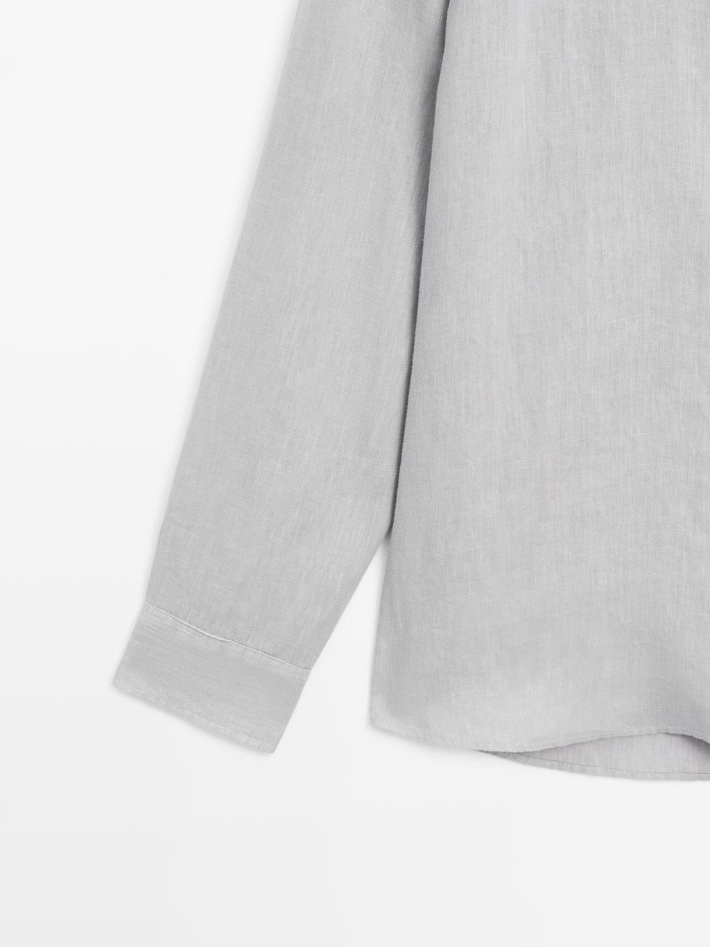 100% linen shirt