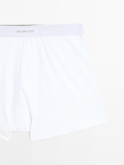 Boxers with logo waistband