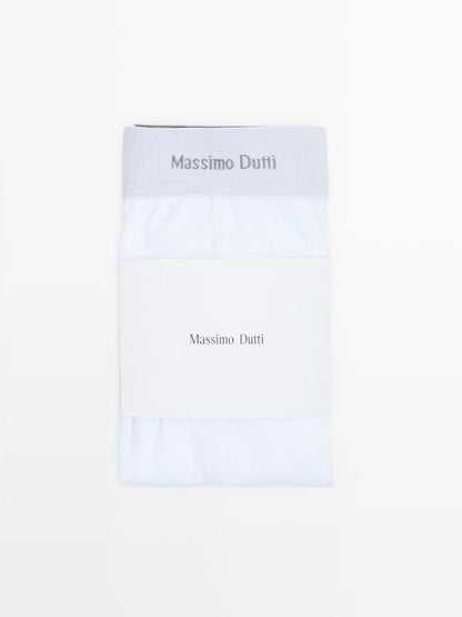 Boxers with logo waistband