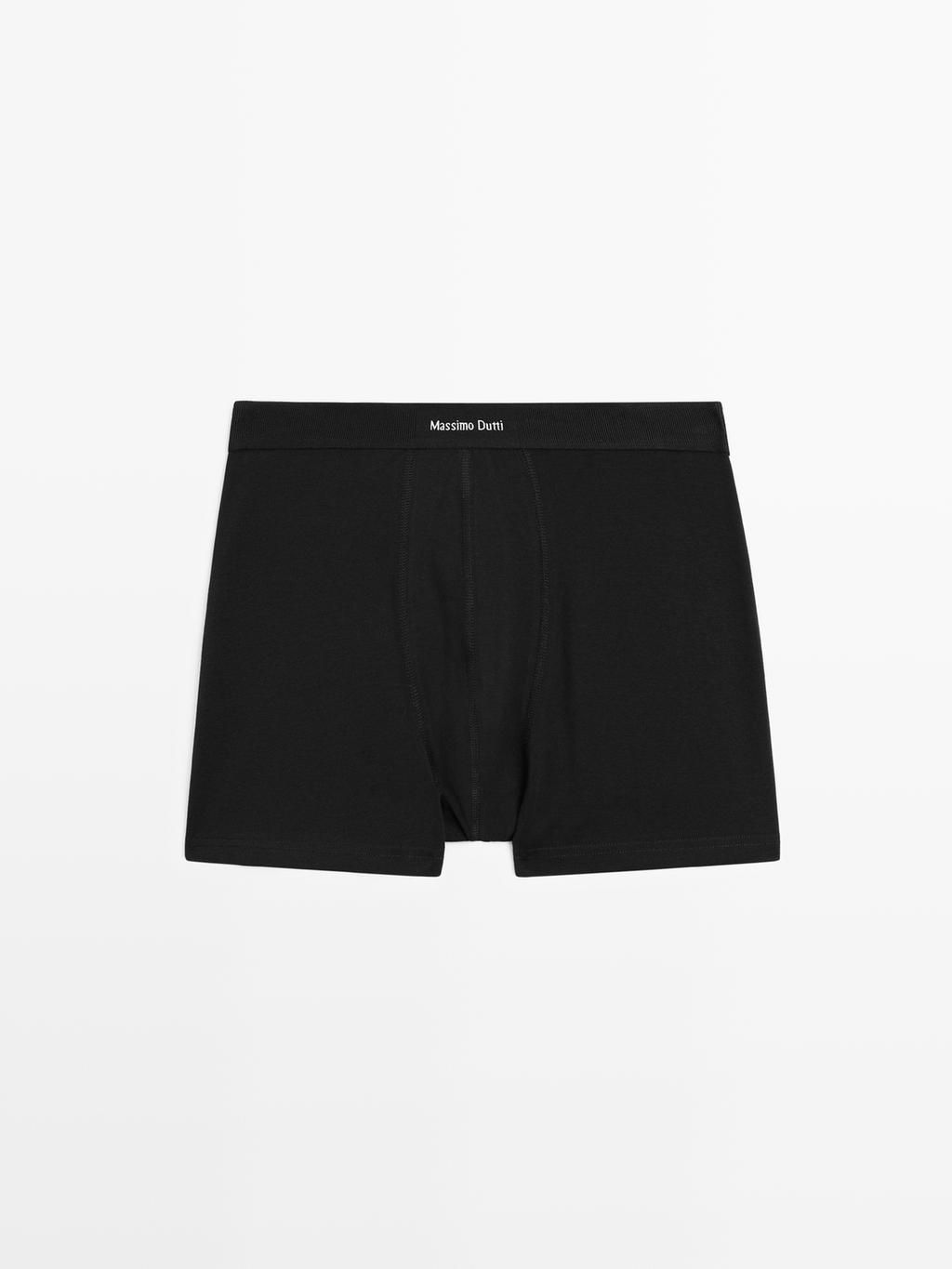 Boxers with logo waistband