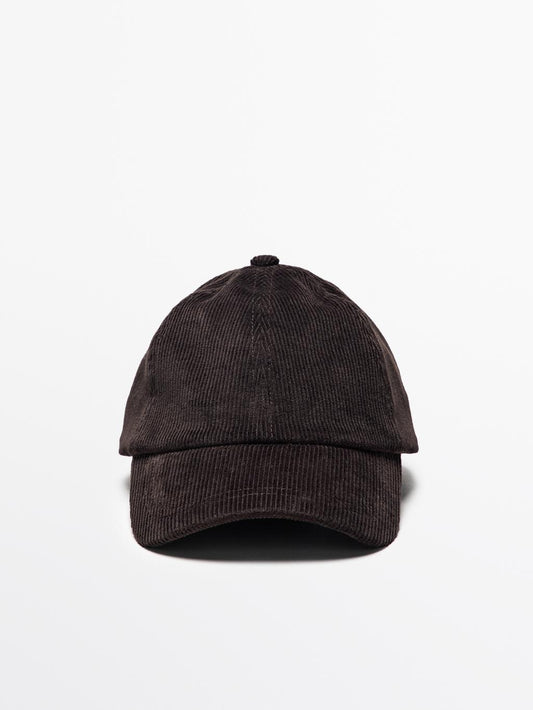 Corduroy cap