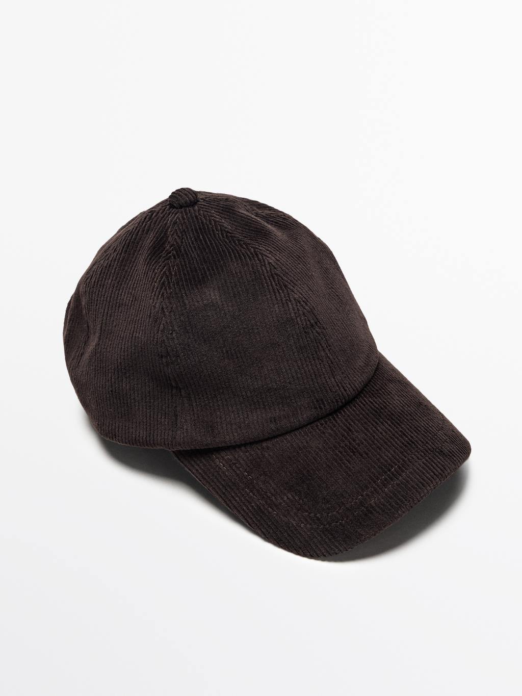 Corduroy cap