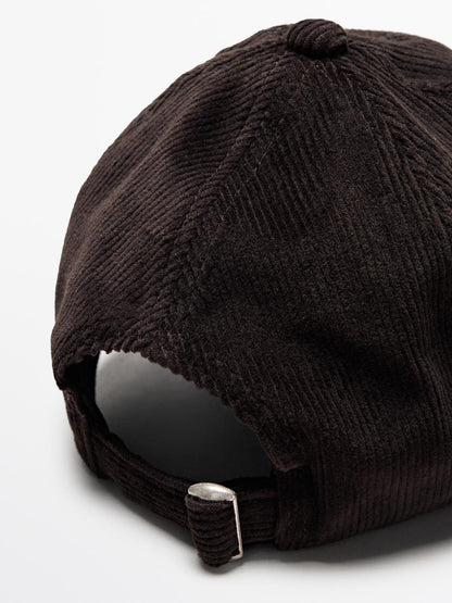 Corduroy cap