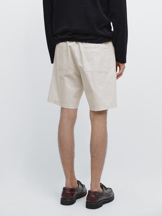 100% cotton jogger fit Bermuda shorts