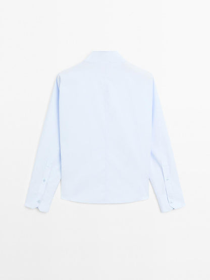 100% cotton poplin shirt