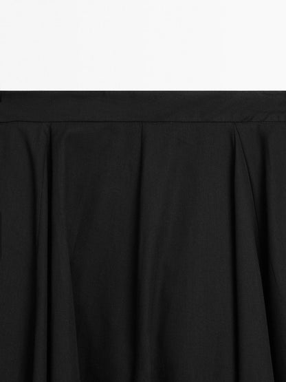 100% cotton flared skirt