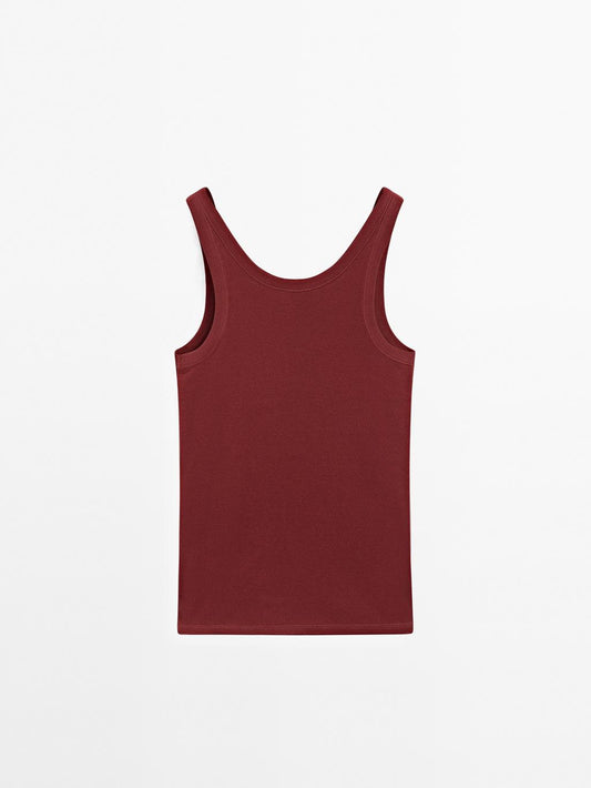 Strappy 100% cotton top