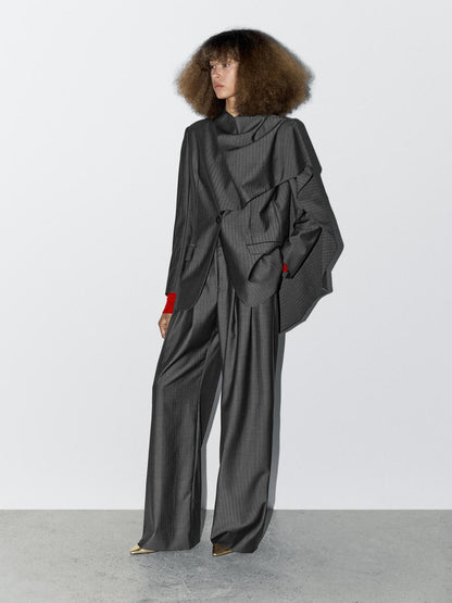 100% wool darted trousers - STUDIO