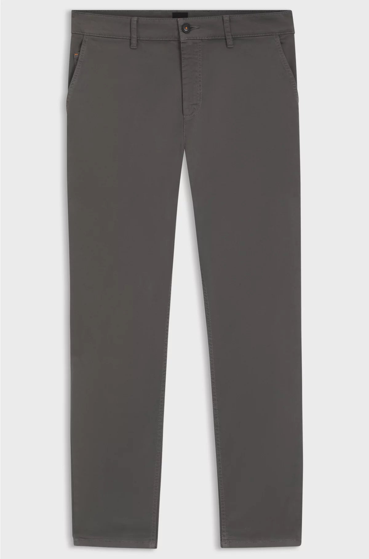 Tapered-fit chinos in stretch-cotton satin