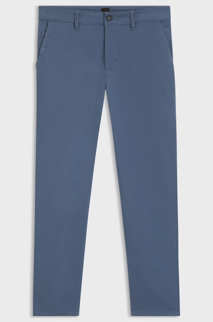 Tapered-fit chinos in stretch-cotton satin