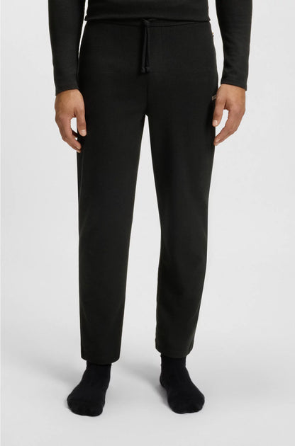 Cotton-blend pyjama bottoms with embroidered logo