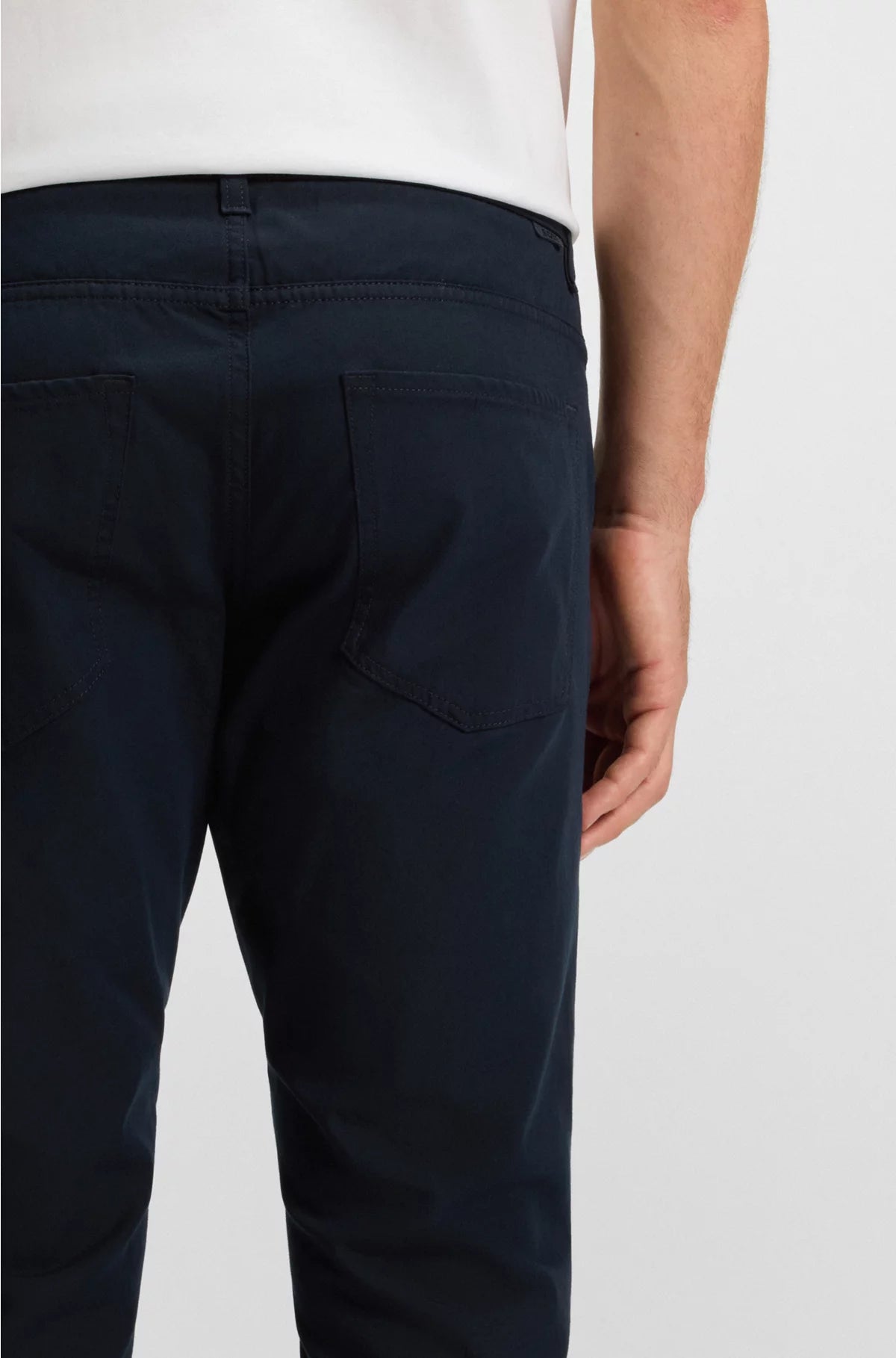 Delaware slim-fit trousers in cotton-blend twill