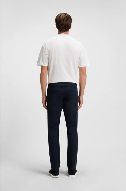 Delaware slim-fit trousers in cotton-blend twill