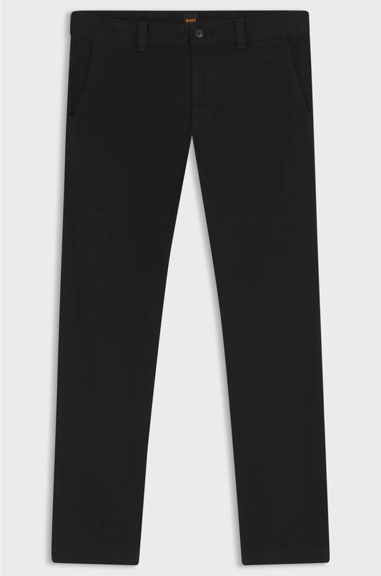 Chinos in soft-motion cotton-blend denim